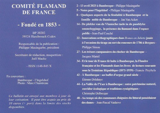 Bulletin 135 sommaire